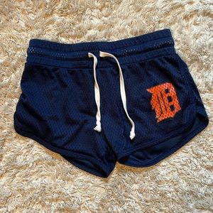 Detroit Tigers track shorts
